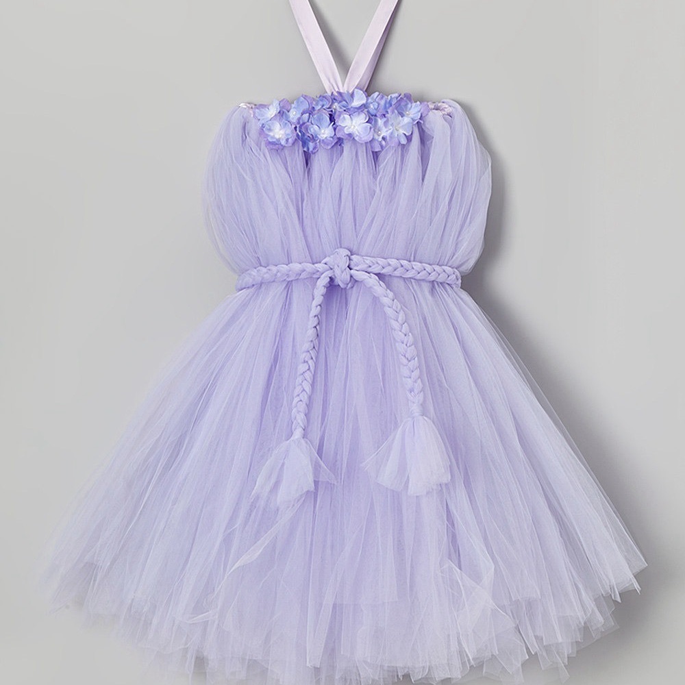 Elegant Lavender Kids Formal Dress